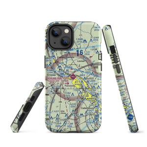 Ashland Regional Airport (DWU) VFR Sectional  Tough iPhone Case