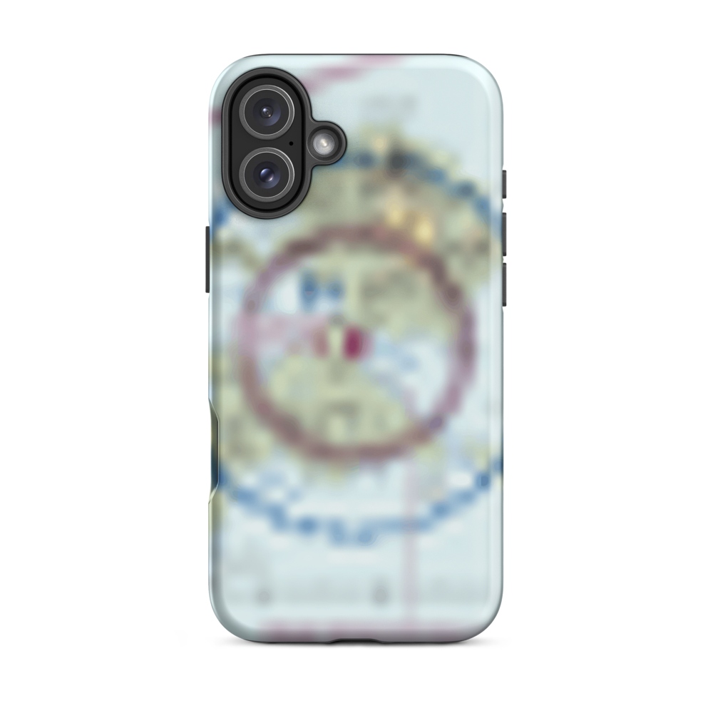 Atka Airport (AKA) VFR Sectional  Tough iPhone Case iPhone 16 Plus model shown
