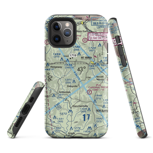 Atkins Ridge Airport (WI43) VFR Sectional  Tough iPhone Case