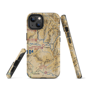 Atlanta Airport (55H) VFR Sectional  Tough iPhone Case