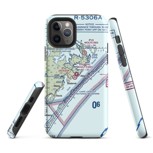 Atlantic Field Mcolf Airport (12NC) VFR Sectional  Tough iPhone Case
