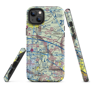 Atwell Airport (1NC2) VFR Sectional  Tough iPhone Case