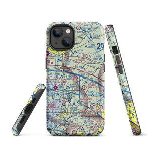 Atwell Airport (1NC2) VFR Sectional  Tough iPhone Case