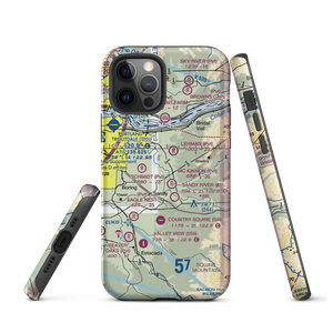 Auberge Des Fleurs Airport (4OR6) VFR Sectional  Tough iPhone Case