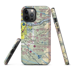 Auberge Des Fleurs Airport (4OR6) VFR Sectional  Tough iPhone Case