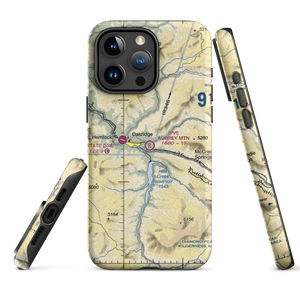 Aubrey Mountain Airstrip (13OR) VFR Sectional  Tough iPhone Case