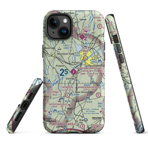 Auburn Lewiston Municipal Airport (LEW) VFR Sectional  Tough iPhone Case