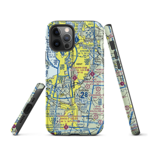 Auburn Municipal Airport (S50) VFR Sectional  Tough iPhone Case