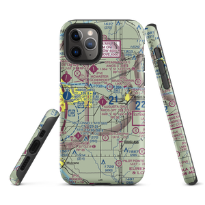 Augusta Municipal Airport (3AU) VFR Sectional  Tough iPhone Case