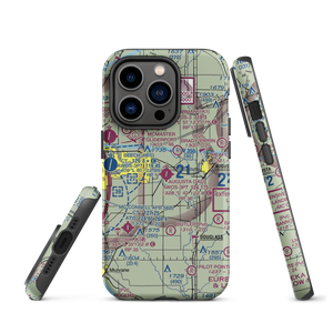 Augusta Municipal Airport (3AU) VFR Sectional  Tough iPhone Case