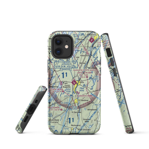 Augusta State Airport (AUG) VFR Sectional  Tough iPhone Case