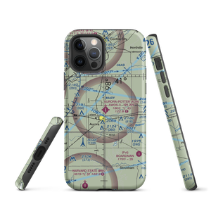 Aurora Municipal Al Potter Field (AUH) VFR Sectional  Tough iPhone Case