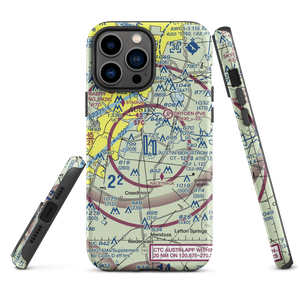 Austin Bergstrom International Airport (AUS) VFR Sectional  Tough iPhone Case