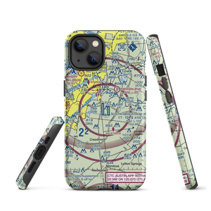 Austin Bergstrom International Airport (AUS) VFR Sectional  Tough iPhone Case