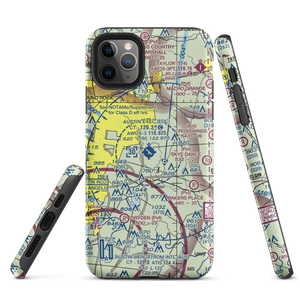 Austin Executive Airport (EDC) VFR Sectional  Tough iPhone Case