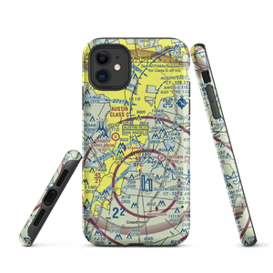 Austin Robert Mueller Municipal (AUS) VFR Sectional  Tough iPhone Case