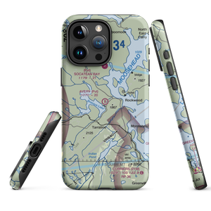 Avery Field (ME22) VFR Sectional  Tough iPhone Case