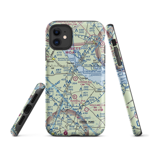 Avinger Field (SC87) VFR Sectional  Tough iPhone Case