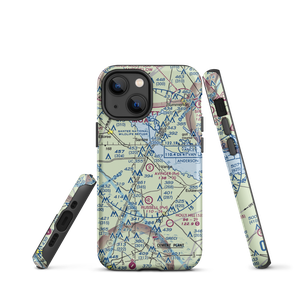 Avinger Field (SC87) VFR Sectional  Tough iPhone Case