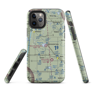 B & D Flyers International Airport (MN74) VFR Sectional  Tough iPhone Case