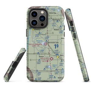 B & D Flyers International Airport (MN74) VFR Sectional  Tough iPhone Case