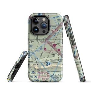 B & G Farms Airport (4WA0) VFR Sectional  Tough iPhone Case