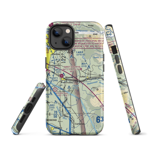 B & M Ranch Airport (5WA2) VFR Sectional  Tough iPhone Case