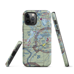 B I R Airport (MY55) VFR Sectional  Tough iPhone Case