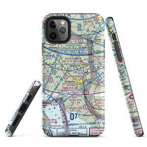 B J Farms Airport (NJ06) VFR Sectional  Tough iPhone Case