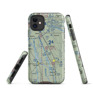 B-8 Farms Airport (IA58) VFR Sectional  Tough iPhone Case