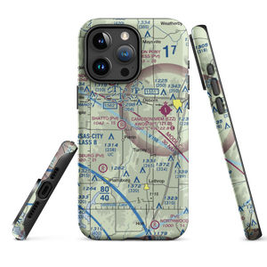 B-B Airfield (17MU) VFR Sectional  Tough iPhone Case