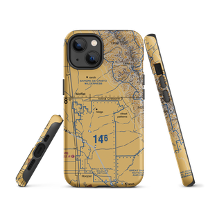 Baca Grande Airfield (BCJ) VFR Sectional  Tough iPhone Case