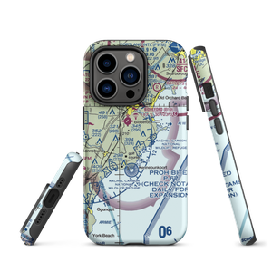 Back Acres Airport (ME46) VFR Sectional  Tough iPhone Case