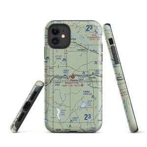 Bagley Municipal Airport (7Y4) VFR Sectional  Tough iPhone Case