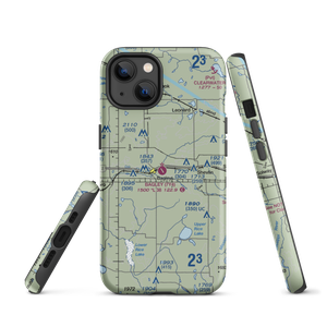 Bagley Municipal Airport (7Y4) VFR Sectional  Tough iPhone Case