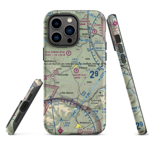 Baker Airport (PA75) VFR Sectional  Tough iPhone Case