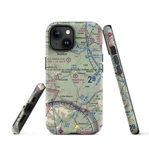 Baker Airport (PA75) VFR Sectional  Tough iPhone Case