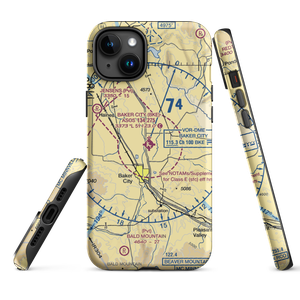 Baker City Municipal Airport (BKE) VFR Sectional  Tough iPhone Case