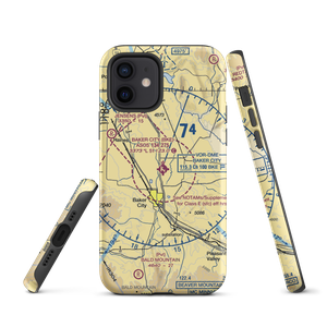 Baker City Municipal Airport (BKE) VFR Sectional  Tough iPhone Case