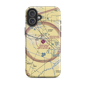 Baker Municipal Airport (BHK) VFR Sectional  Tough iPhone Case