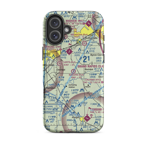 Bakers Field (MI88) VFR Sectional  Tough iPhone Case