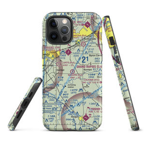 Bakers Field (MI88) VFR Sectional  Tough iPhone Case