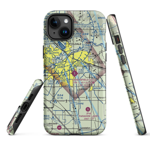 Bakersfield Municipal Airport (L45) VFR Sectional  Tough iPhone Case