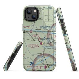 Bakke Airport (61ND) VFR Sectional  Tough iPhone Case