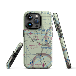 Bakke Airport (61ND) VFR Sectional  Tough iPhone Case