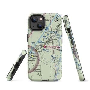 Bald Knob Municipal Airport (M74) VFR Sectional  Tough iPhone Case