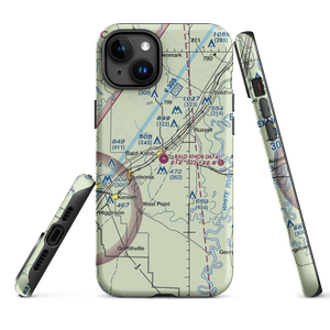 Bald Knob Municipal Airport (M74) VFR Sectional  Tough iPhone Case