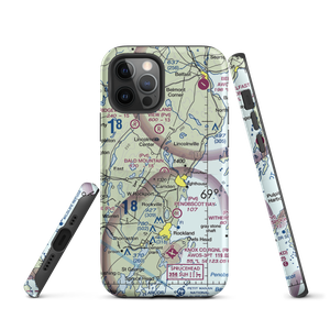 Bald Mountain Airport (ME14) VFR Sectional  Tough iPhone Case