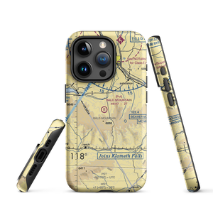 Bald Mountain Airport (OG45) VFR Sectional  Tough iPhone Case