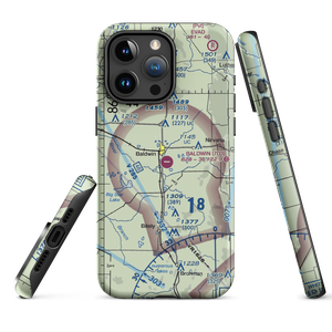 Baldwin Municipal Airport (7D3) VFR Sectional  Tough iPhone Case